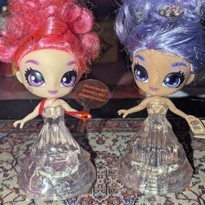 Fashionable Dolls with Crystal Dresses